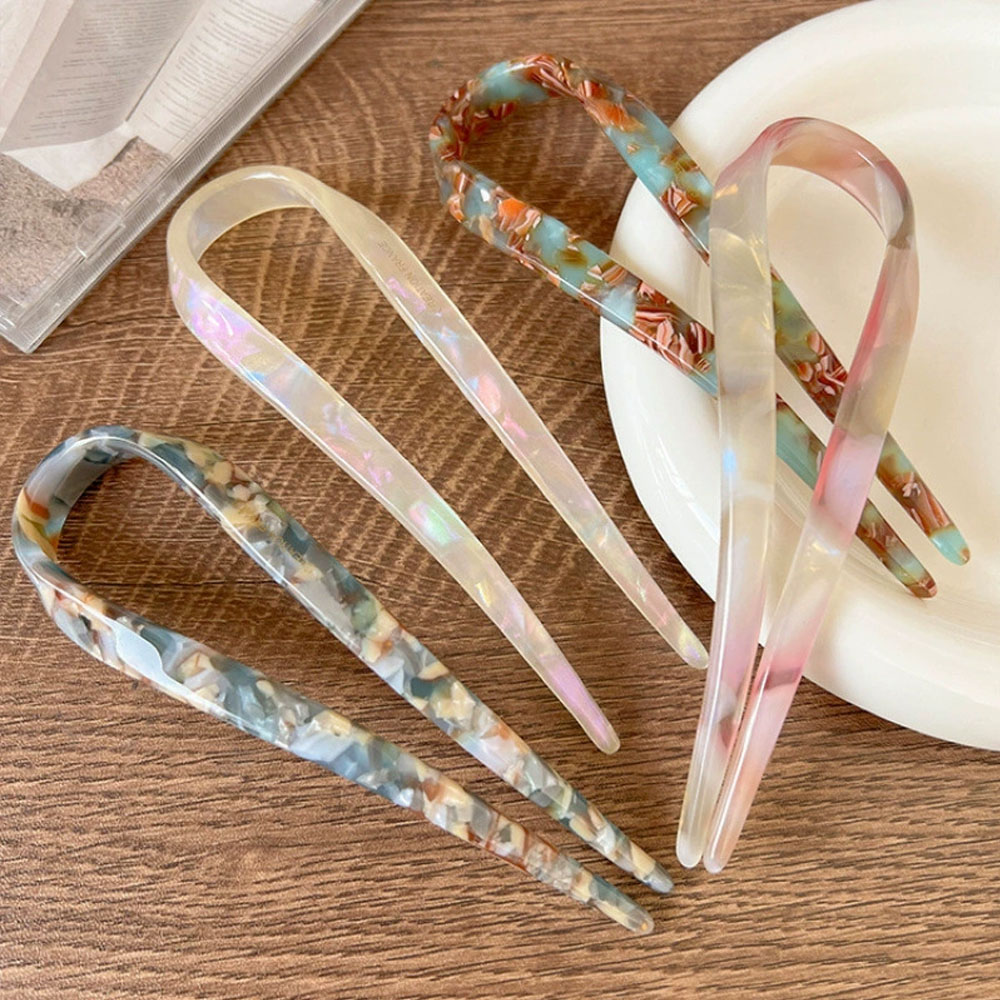 Women'S Formal Accessories - Retro U-shaped hairclip for women elegant