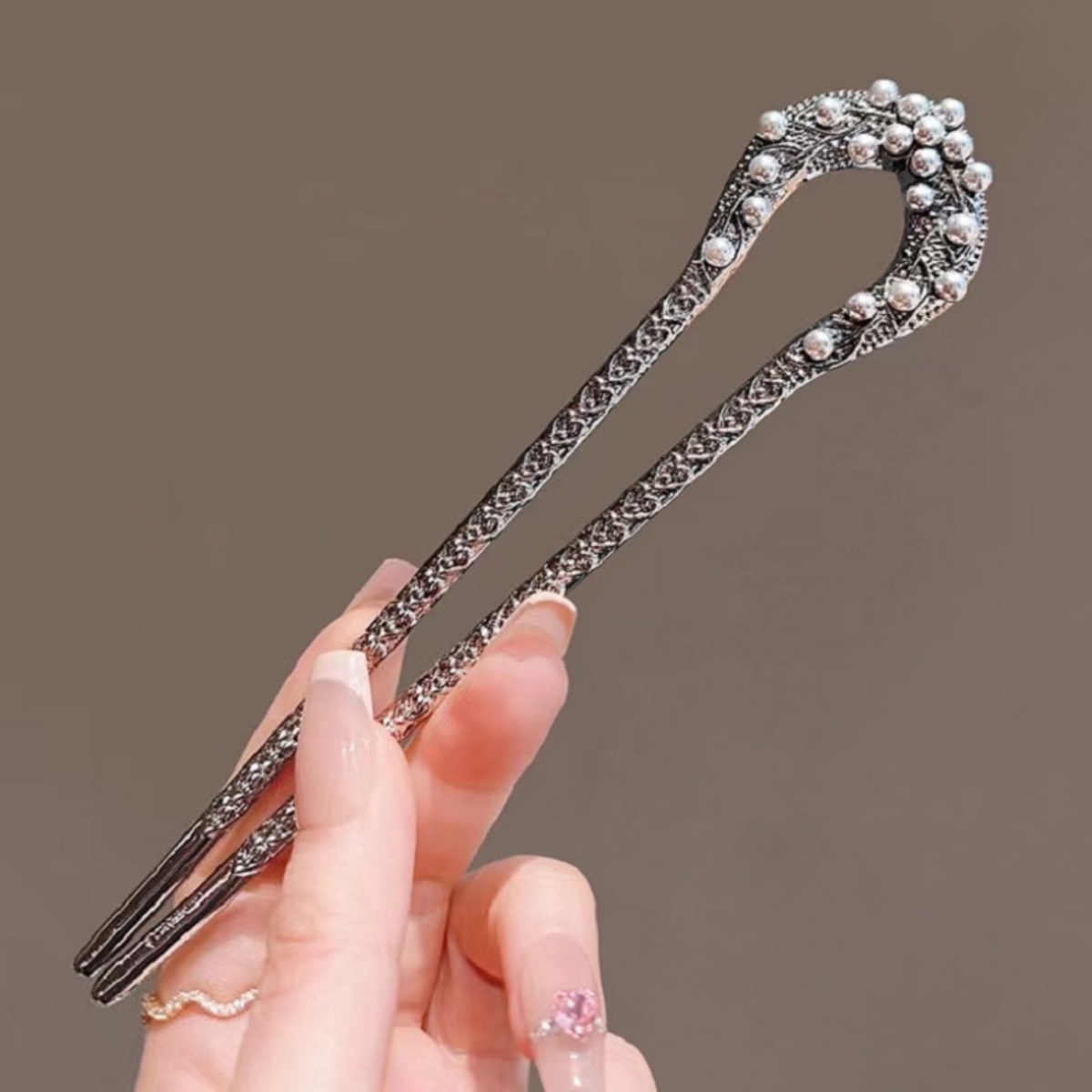 Women Accessories Wholesale - New Pearl U Shaped Hairpin For