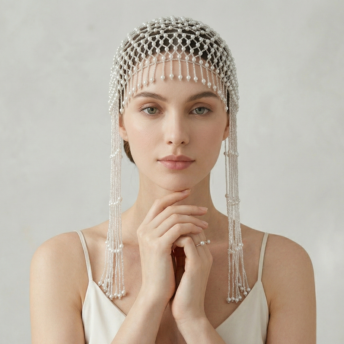 Luxury Pearls Beaded Headwrap  – обзор и цена Women'S Formal Accessories