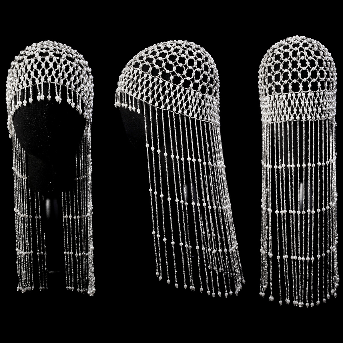 Luxury Pearls Beaded Headwrap  – обзор и цена Women'S Formal Accessories