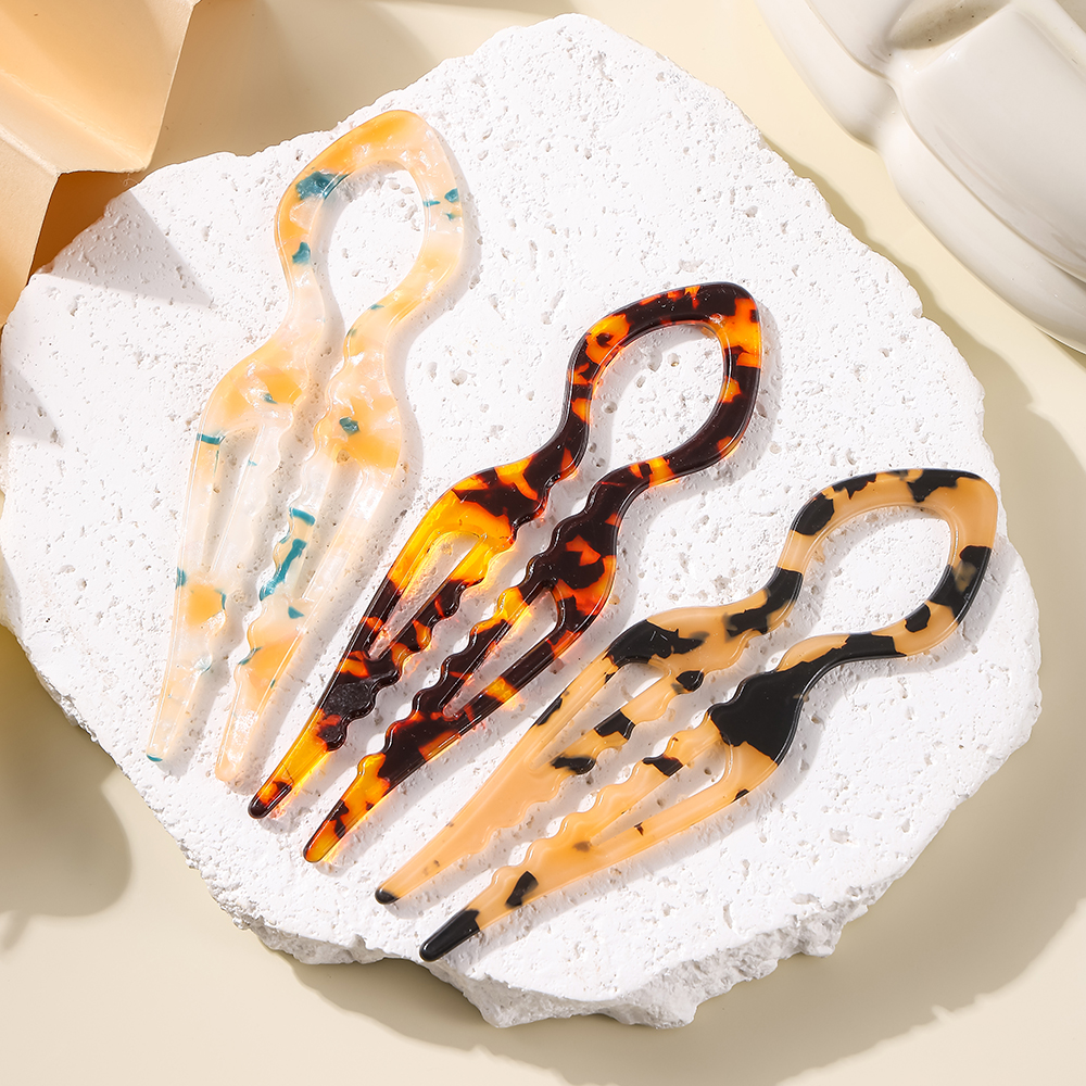 U-Shaped Hair Sticks Tortoises – обзор и цена Women Accessories Wholesale