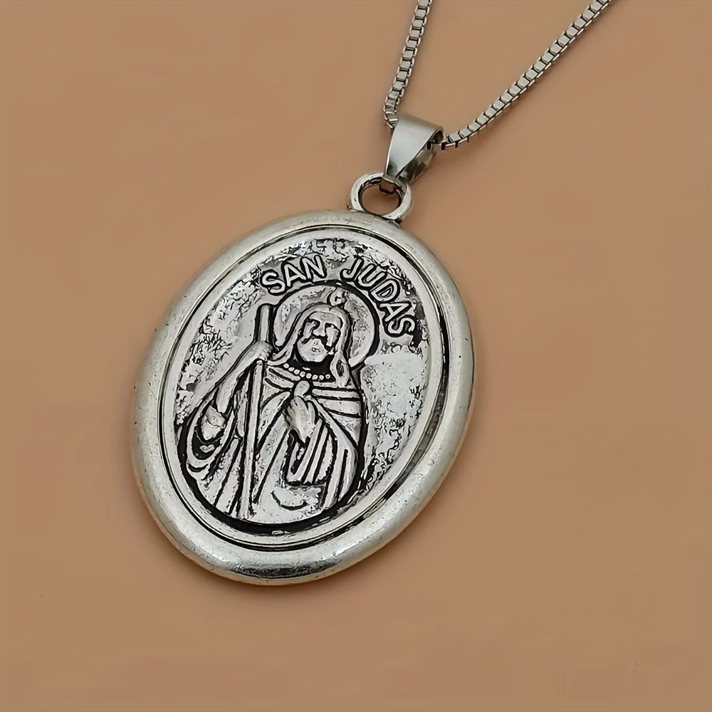 1Pc San Judas Tadeo Ruega Por  – обзор и цена Women Juda Accessories