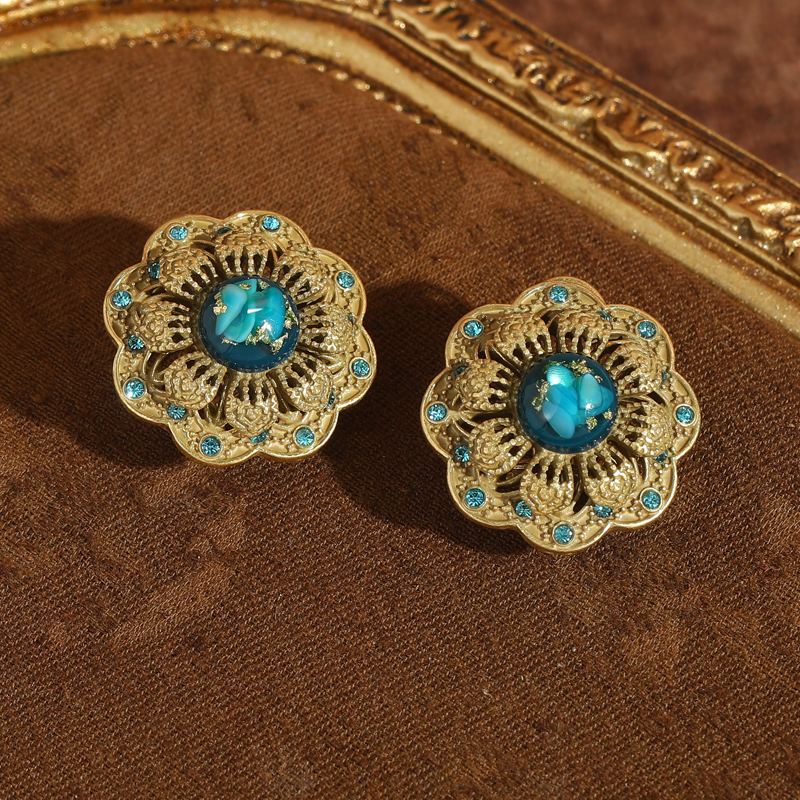 Vintage Green Glass Blue Flowe – обзор и цена Women'S Accessories Trends 2026