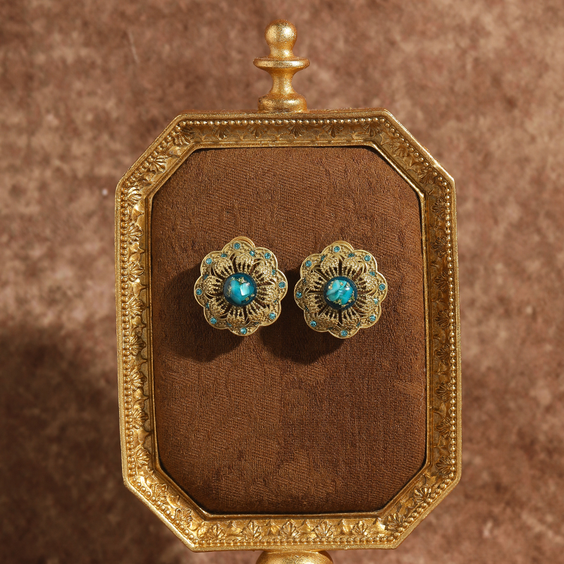 Vintage Green Glass Blue Flowe – обзор и цена Women'S Accessories Trends 2026