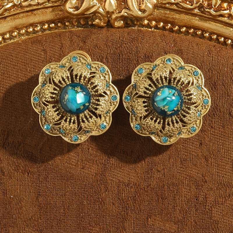 Vintage Green Glass Blue Flowe – обзор и цена Women'S Accessories Trends 2026