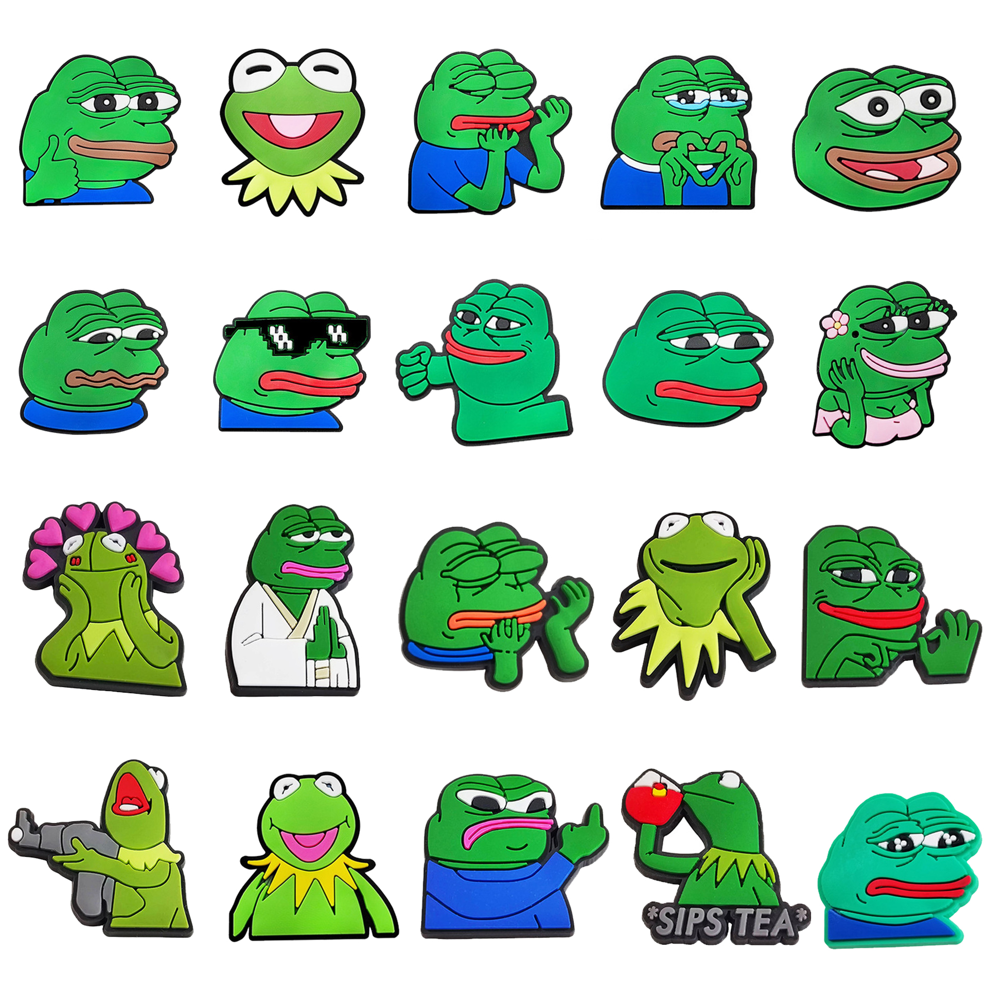 New Arrivals Cute Frog Animals – обзор и цена Women'S Accessories Crocs