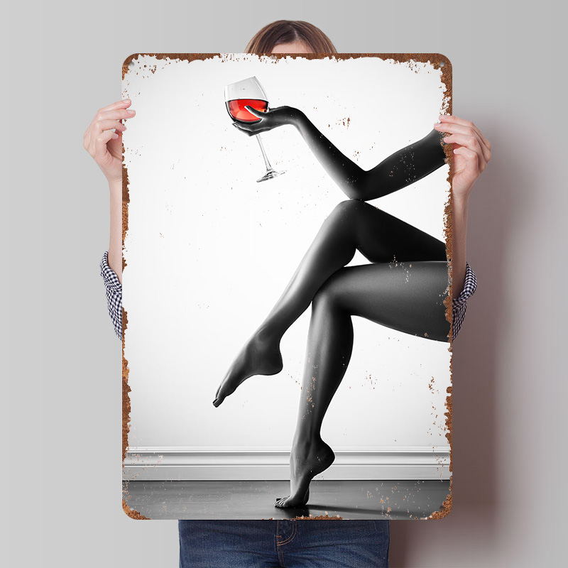 Elegant Woman With Wine Glass  – обзор и цена Women Accessories Poster