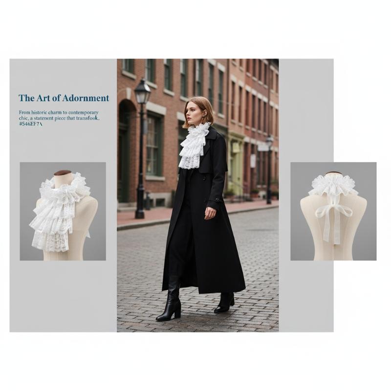 Elegant Detachable Lace Jabot  – обзор и цена Women'S Victorian Era Accessories