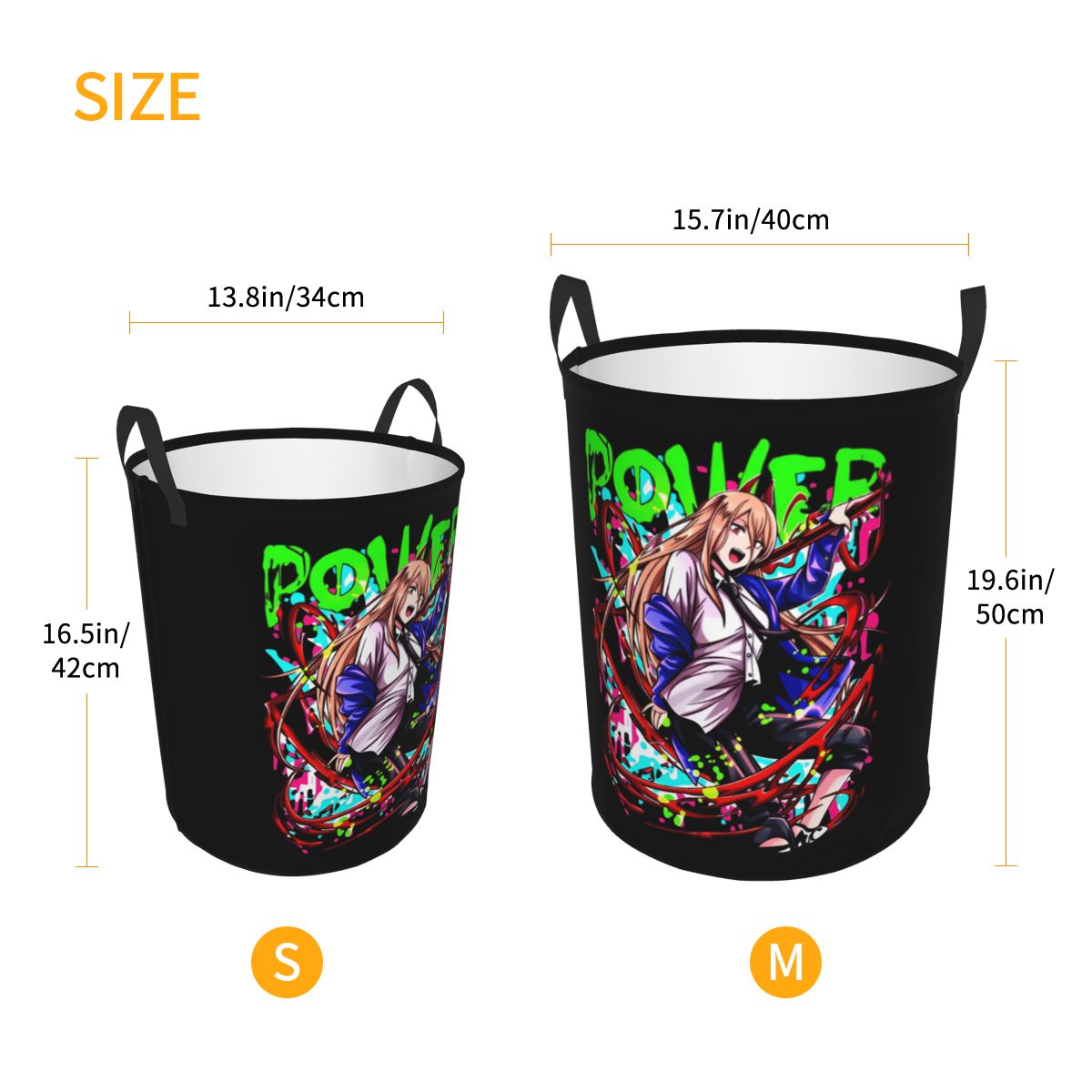 Chainsaw Man Power Anime Laund – обзор и цена Women Accessories Hamper