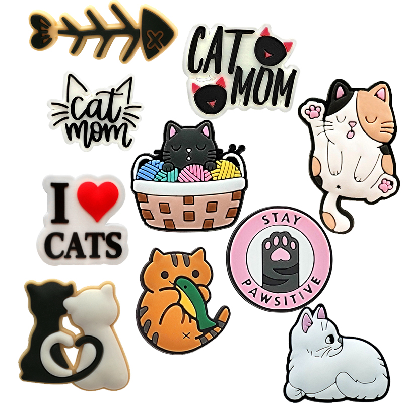 Cute Animals Cat Shoe Charms f – обзор и цена Women'S Accessories Crocs
