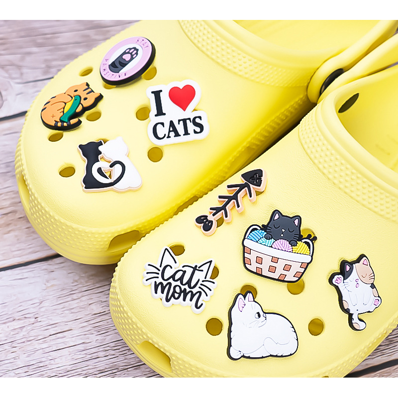 Cute Animals Cat Shoe Charms f – обзор и цена Women'S Accessories Crocs