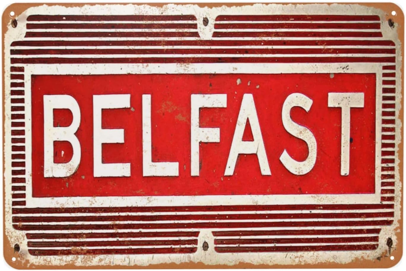 Vintage Metal Sign, Belfast Ti – обзор и цена Women Accessories Poster