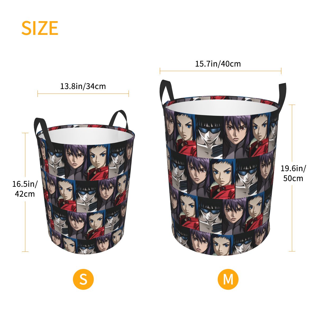 Ghost In The Shell Laundry Ham – обзор и цена Women Accessories Hamper