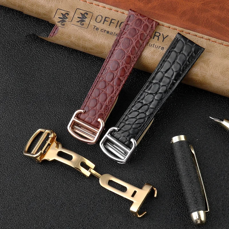 Crocodile Watchband 16 18 20 2 – обзор и цена Women'S Accessories Cartier