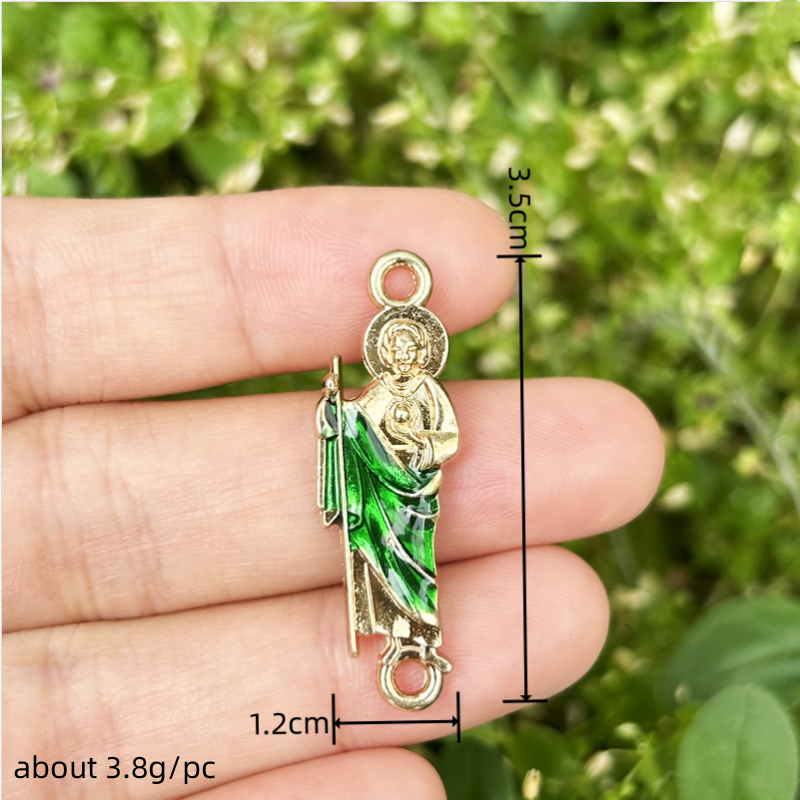 10PCS Green Saint Jude Bracele – обзор и цена Women Juda Accessories