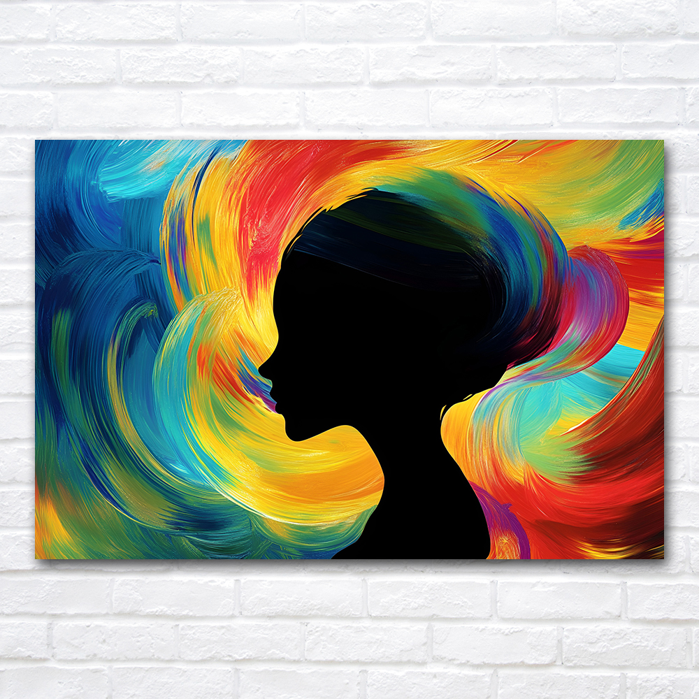 Colorful Artwork Abstract Woma – обзор и цена Women Accessories Poster