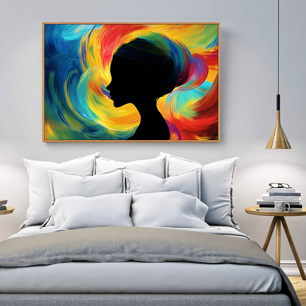 Colorful Artwork Abstract Woma – обзор и цена Women Accessories Poster
