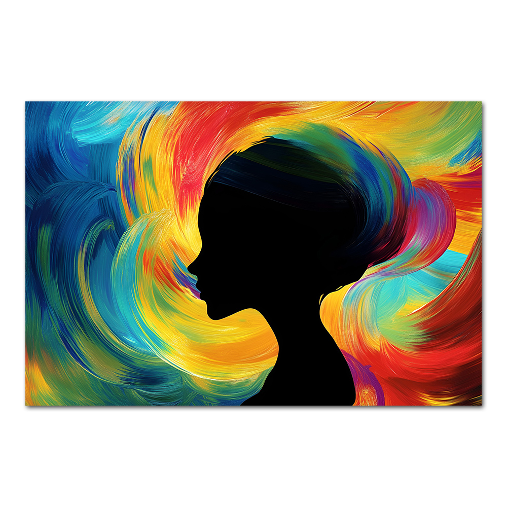 Colorful Artwork Abstract Woma – обзор и цена Women Accessories Poster