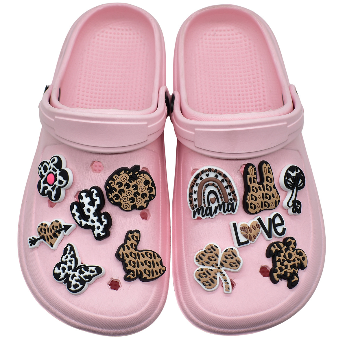 Leopard Print Shoe Charms for  – обзор и цена Women'S Accessories Crocs