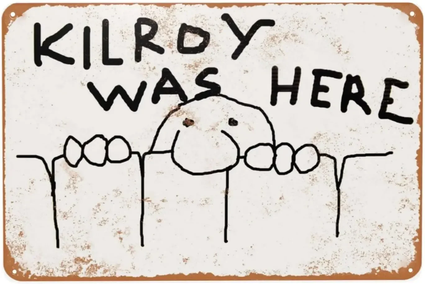 Vintage Metal Sign, Kilroy Was – обзор и цена Women Accessories Poster