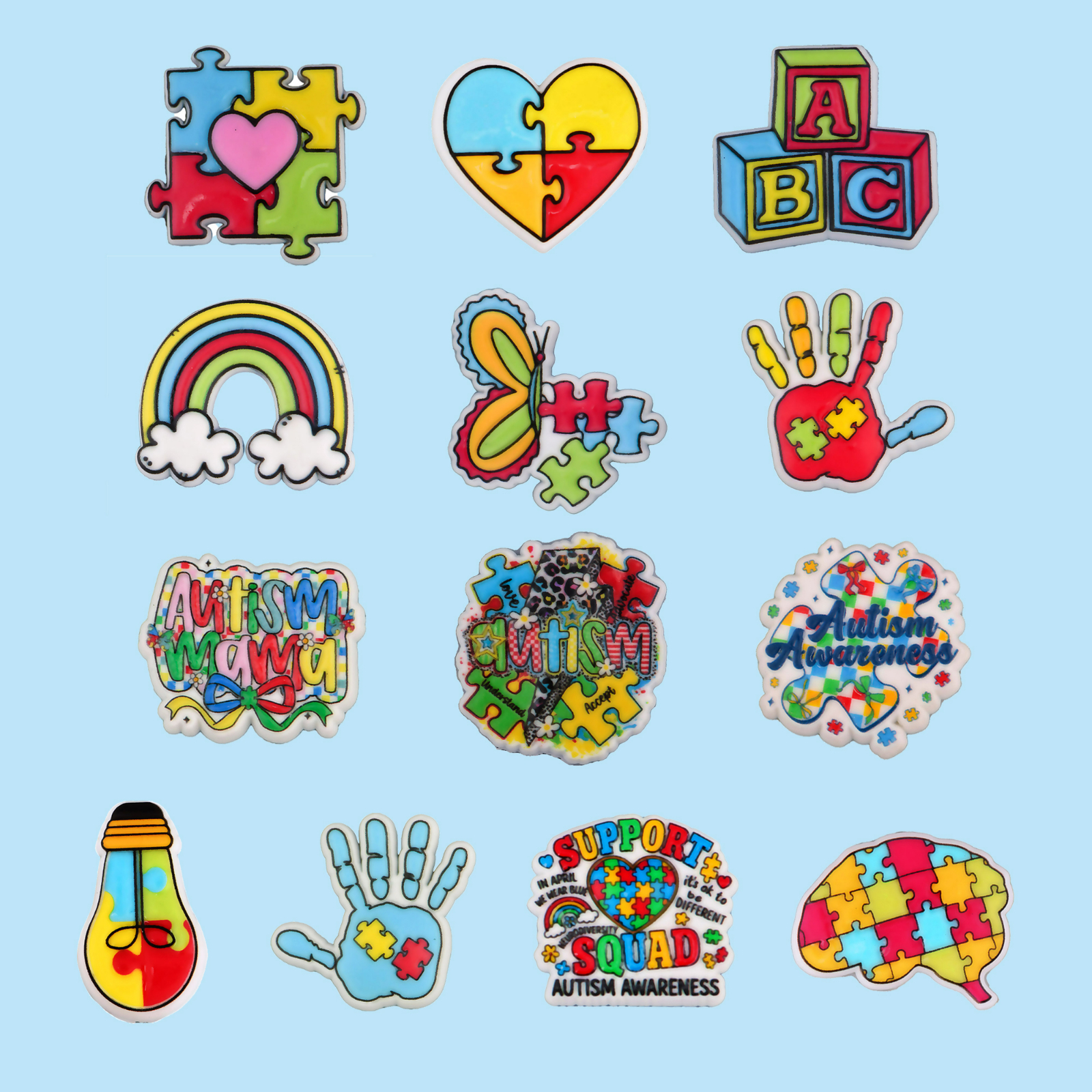 Autism Shoe Accessories  Cute  – обзор и цена Women'S Accessories Crocs