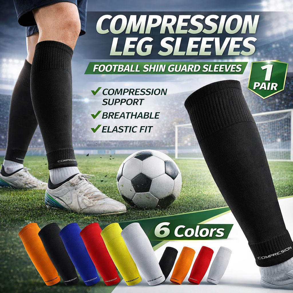 1 Pair Soccer Leg Sleeves Comp – обзор и цена Women'S Volleyball Accessories