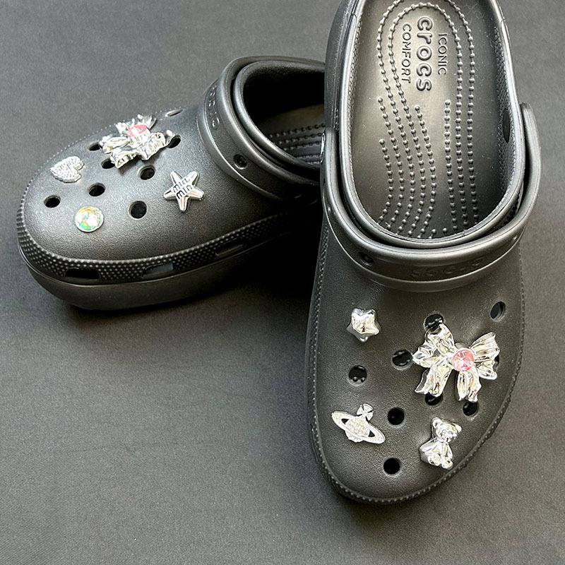 2025 Silver Hot Selling Bow So – обзор и цена Women'S Accessories Crocs
