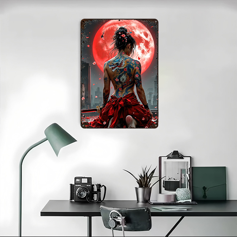 Dragon Tattoo Woman Metal Post – обзор и цена Women Accessories Poster