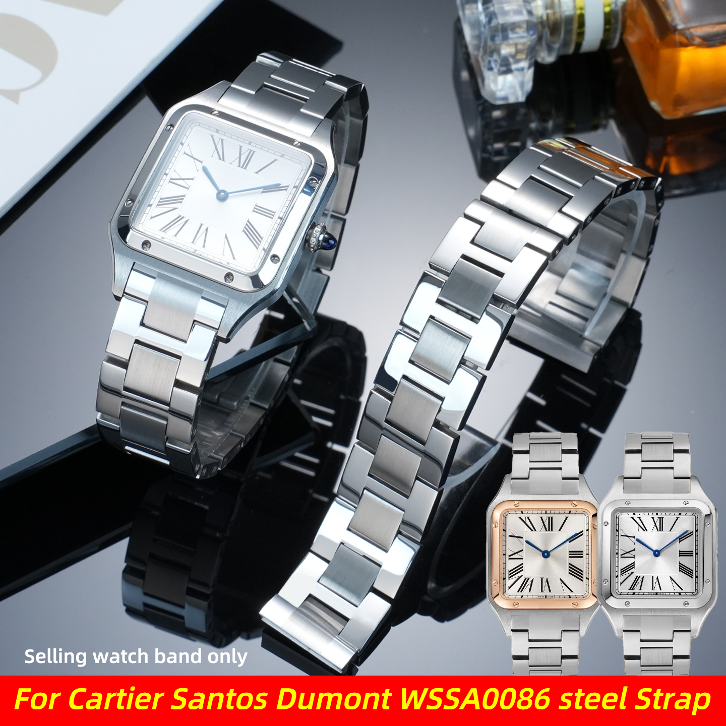 17.5mm Quick-Release Steel Wat – обзор и цена Women'S Accessories Cartier