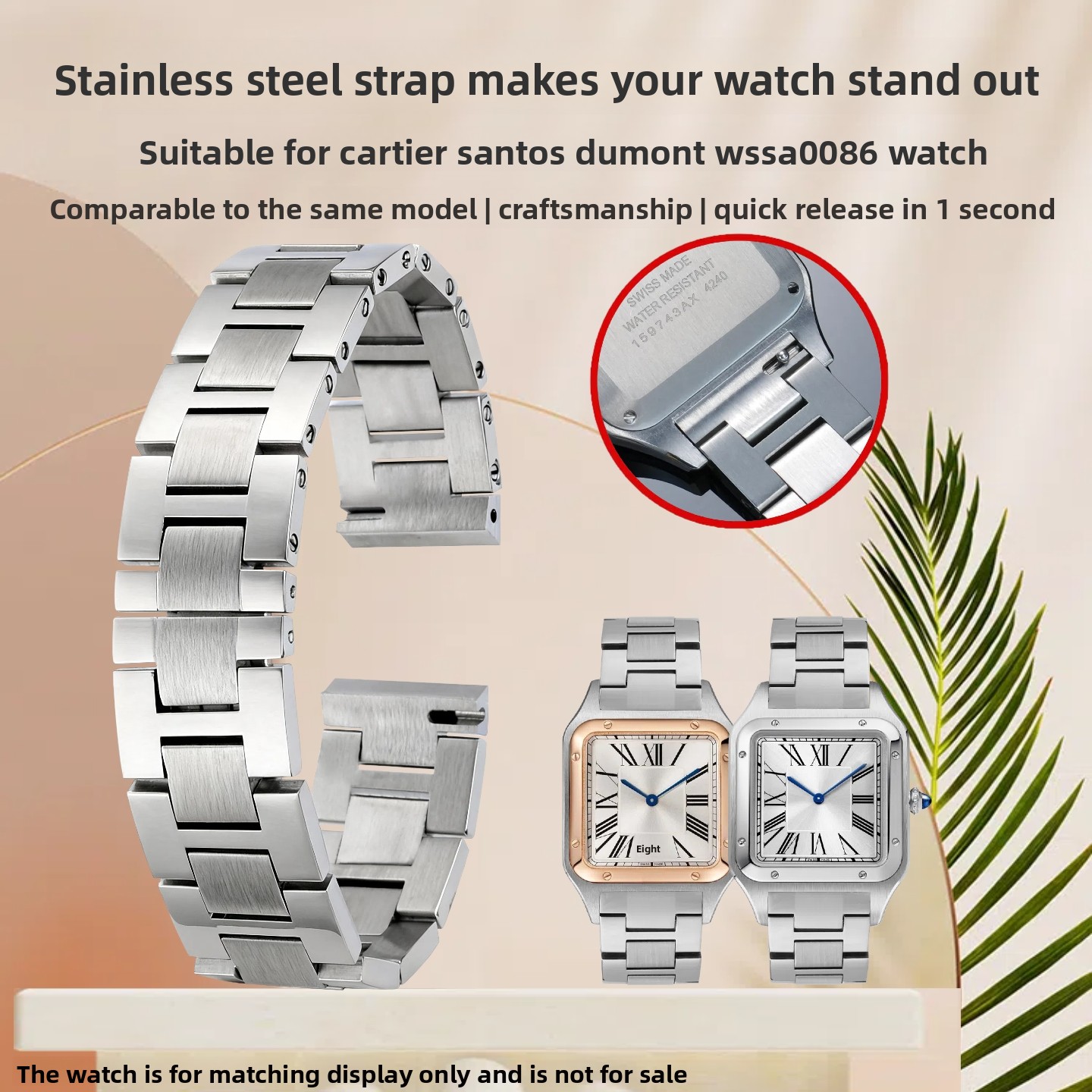 17.5mm Quick-Release Steel Wat – обзор и цена Women'S Accessories Cartier