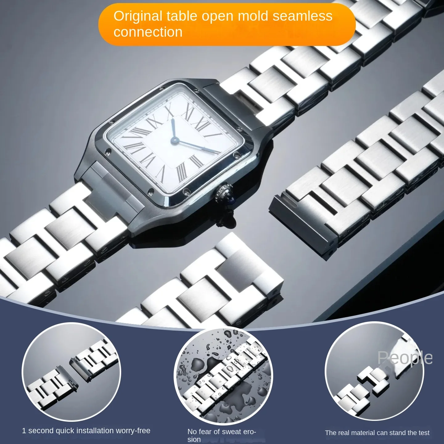17.5mm Quick-Release Steel Wat – обзор и цена Women'S Accessories Cartier