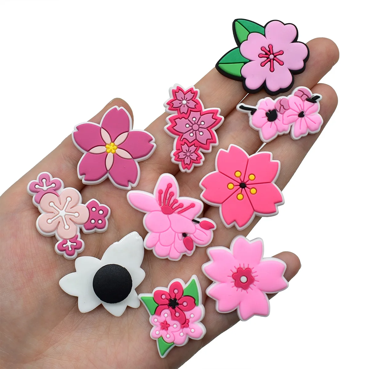 Cute Pink Flower Shoe Charms f – обзор и цена Women'S Accessories Crocs
