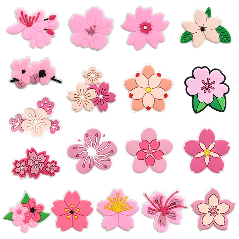 Cute Pink Flower Shoe Charms f – обзор и цена Women'S Accessories Crocs