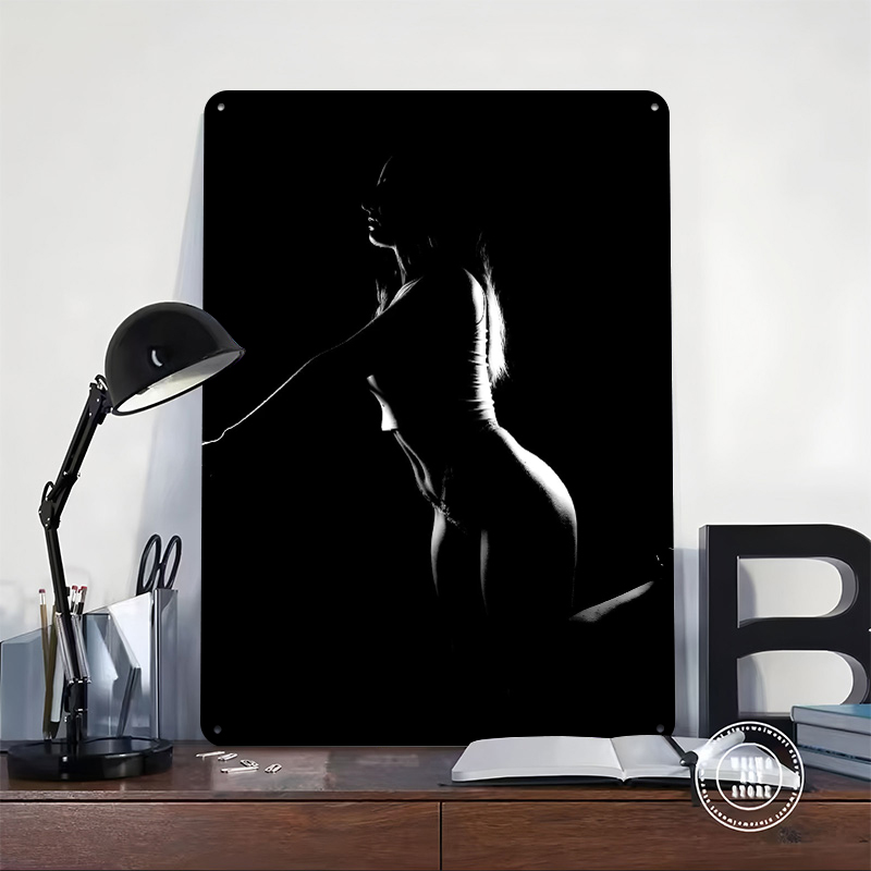 Silhouette of a Woman Metal Po – обзор и цена Women Accessories Poster