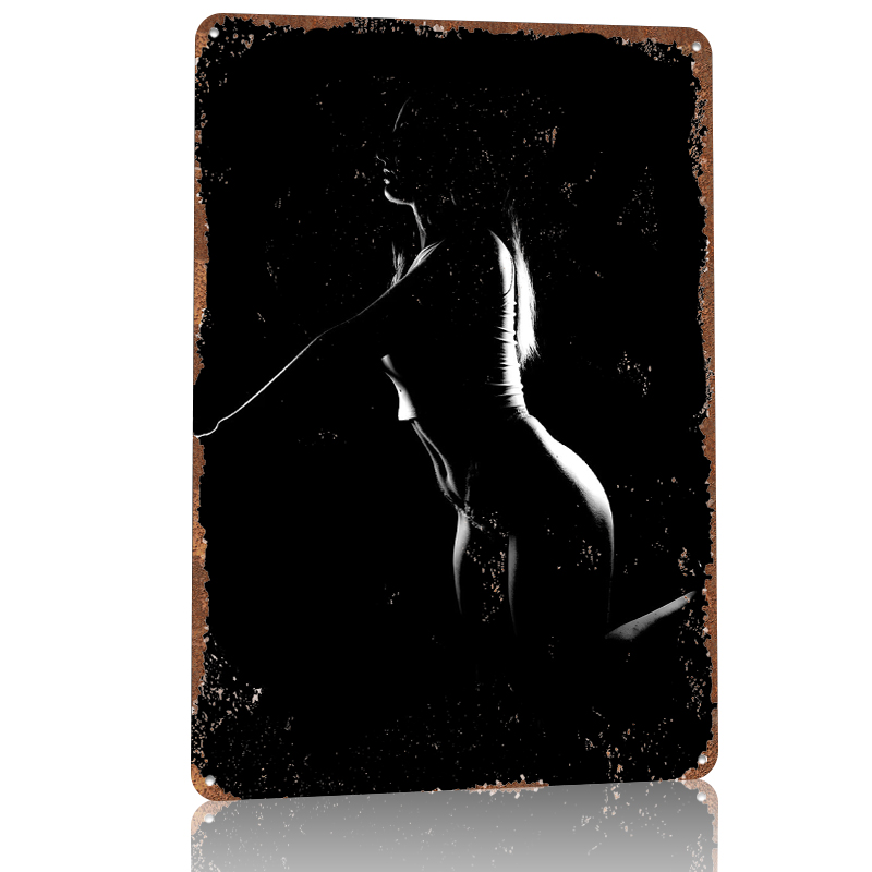 Silhouette of a Woman Metal Po – обзор и цена Women Accessories Poster