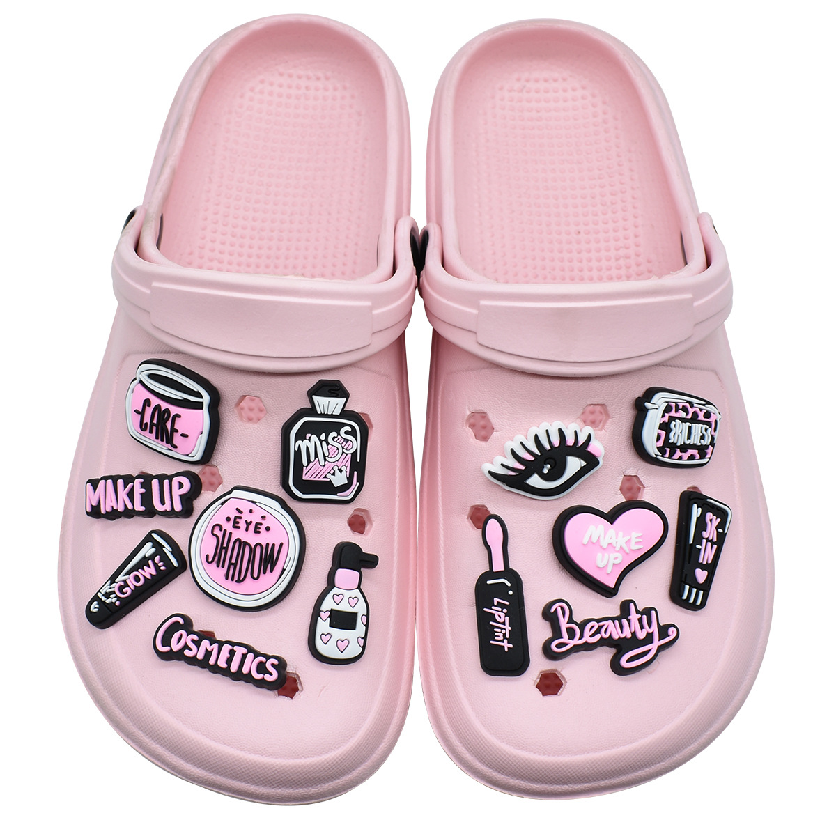 Pink Beauty Makeup Shoe Charms – обзор и цена Women'S Accessories Crocs