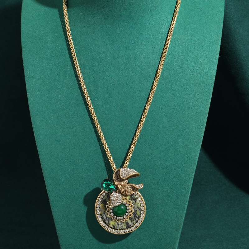 Vintage Round Green Natural St – обзор и цена Women'S Accessories Trends 2026