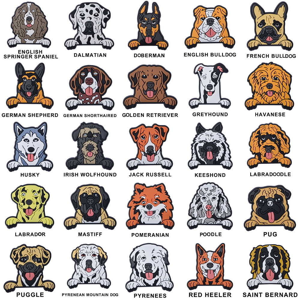 Cute Animal  Shoe Charms Dog S – обзор и цена Women'S Accessories Crocs