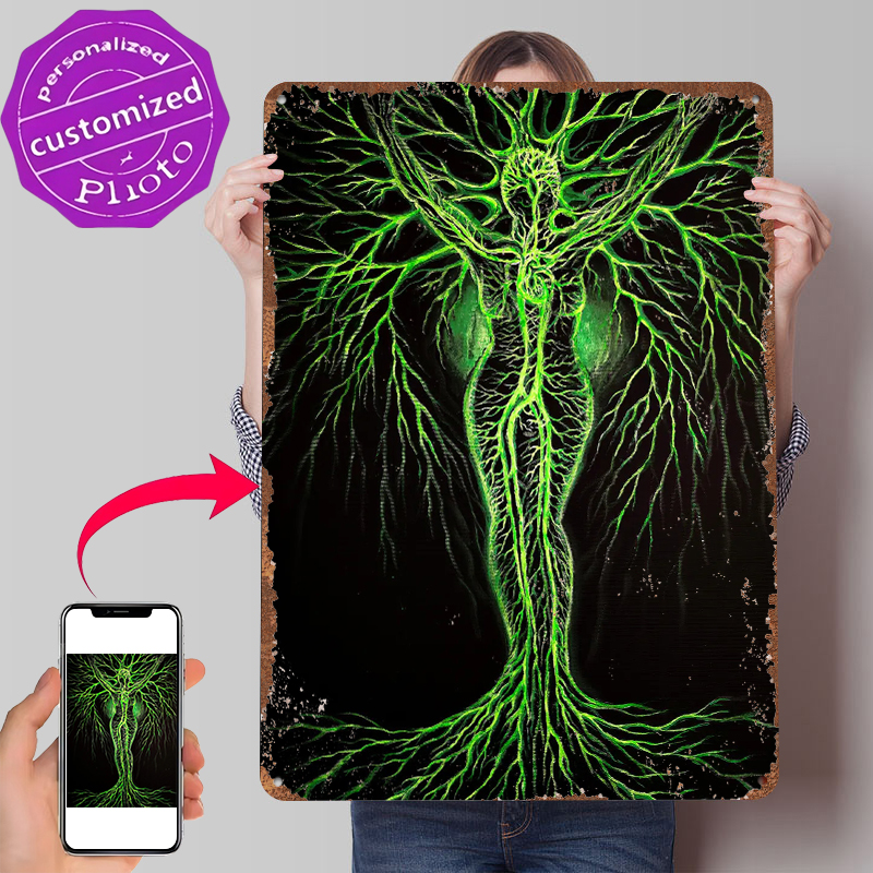 Green Tree Woman Printed Poste – обзор и цена Women Accessories Poster